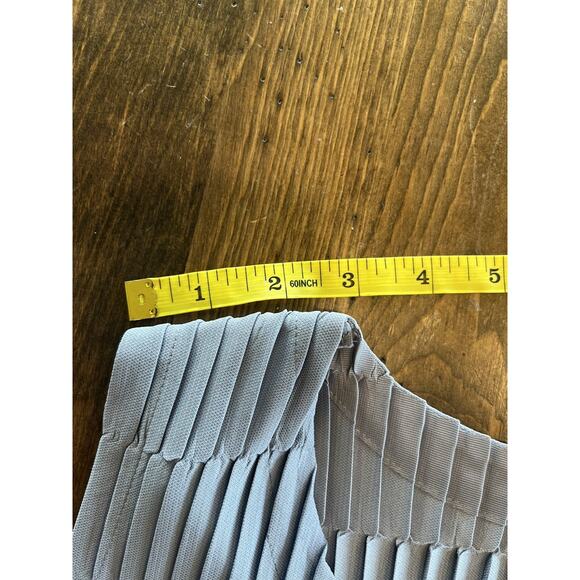 Issey Miyake Gray Dress/ Womens size 2 / Sleeveless Dress With Jacket/ Pleated - Picture 8 of 12